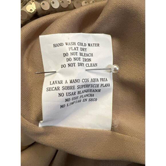 As U Wish Gold Sequin Sleeveless Bodycon Dress S Polyester Spandex Junior Prom M - Picture 7 of 8